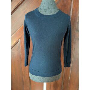 J. Crew Womens Wool Sweater XS Navy Blue